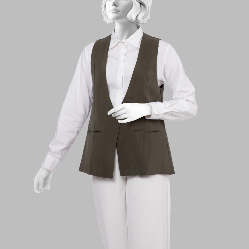 وست زنانه سرژه مدل 234103 رنگ سبز