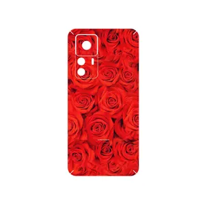 MAHOOT Red_Flower Cover Sticker for Xiaomi 12T