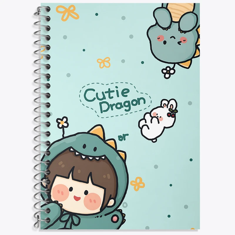 دفتر نت موسیقی 50 برگ خندالو طرح دخترانه کیوت کد N3947