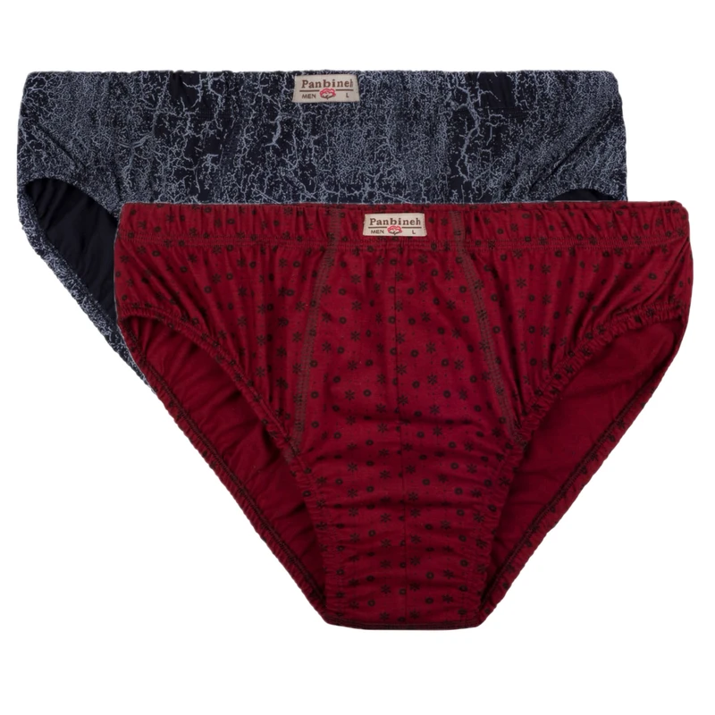 شورت اسلیپ مردانه پنبینه مدل نخ پنبه بسته 2 عددی