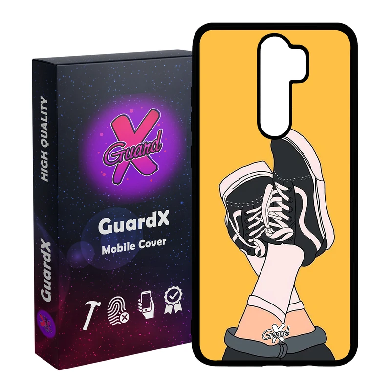 کاور گارد ایکس طرح Shoes مدل Glass10051 مناسب برای گوشی موبایل شیائومی Redmi 9 / 9 Prime