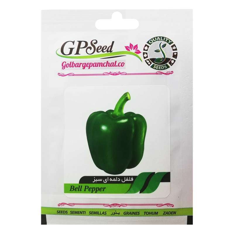 بذر فلفل دلمه ای سبز گلبرگ پامچال کد GPF-120