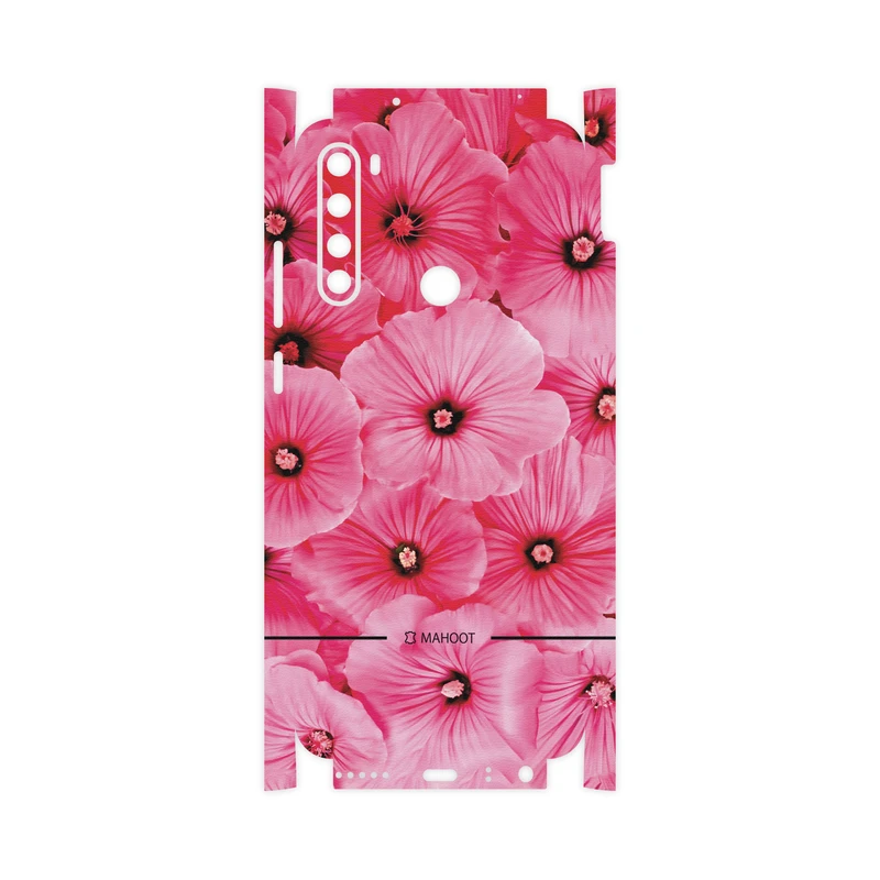 برچسب پوششی ماهوت مدل Pink-Flower-FullSkin مناسب برای گوشی موبایل شیائومی Redmi Note 8T