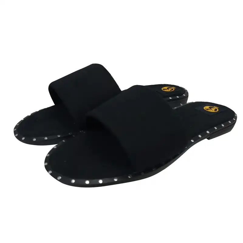 صندل زنانه سیی مدل ساده پانچی کد 1775