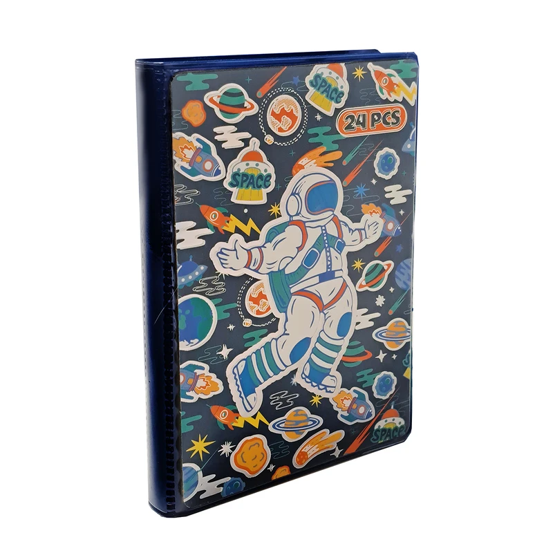 بسته رنگ‌آمیزی مدل 110طرح فضانورد مجموعه 24عددی