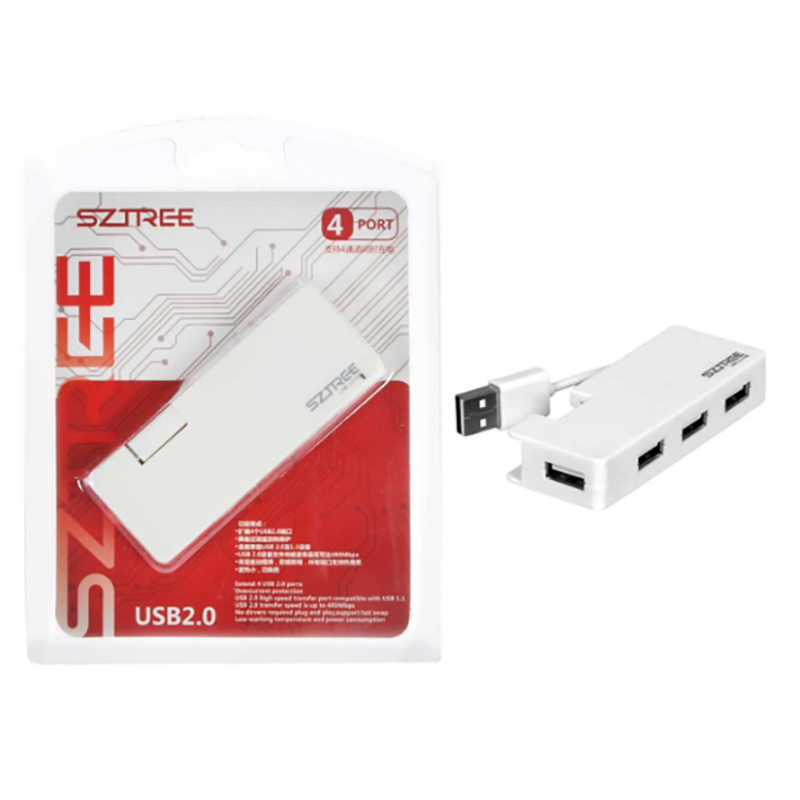 هاب 4 پورت USB.2 اس زد تری مدل AM