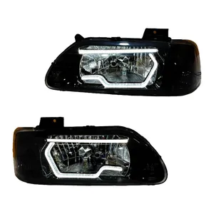 چراغ جلو خودرو گروه پژوهش صنعت مدرن مدل 3D-HG-R-W مناسب برای پراید بسته دو عددی