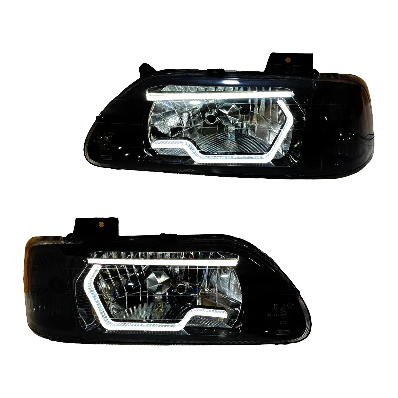 چراغ جلو خودرو گروه پژوهش صنعت مدرن مدل 3D-HG-R-W مناسب برای پراید بسته دو عددی