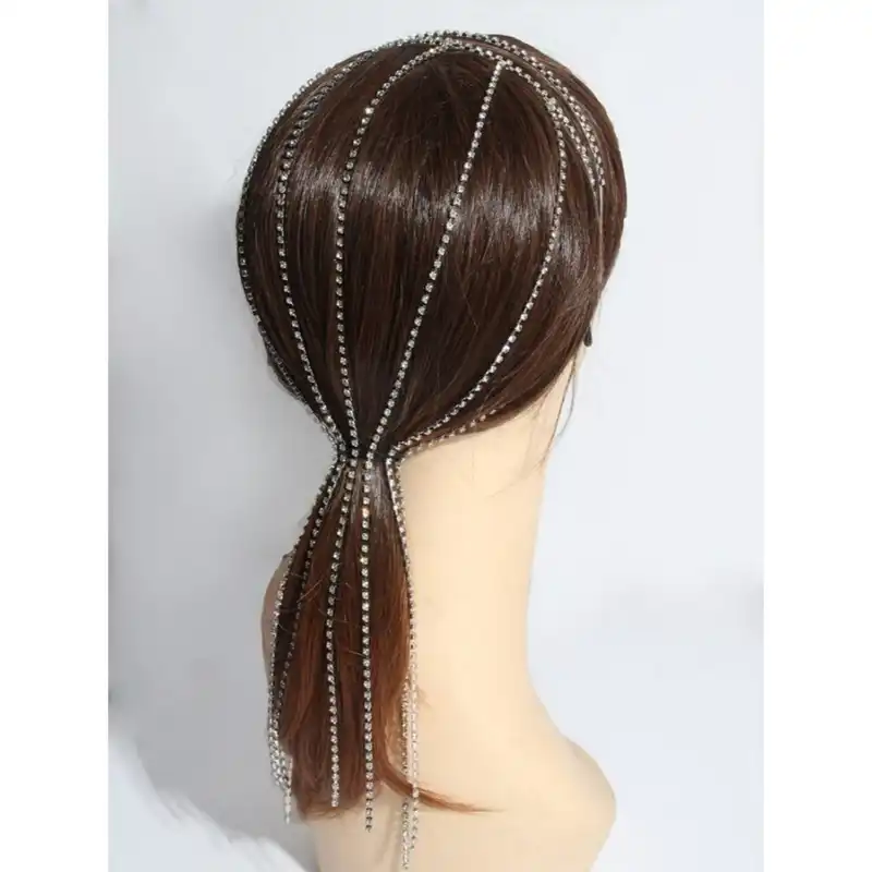 تل مو زنانه مدل آبشاری دوبل کد Sh25