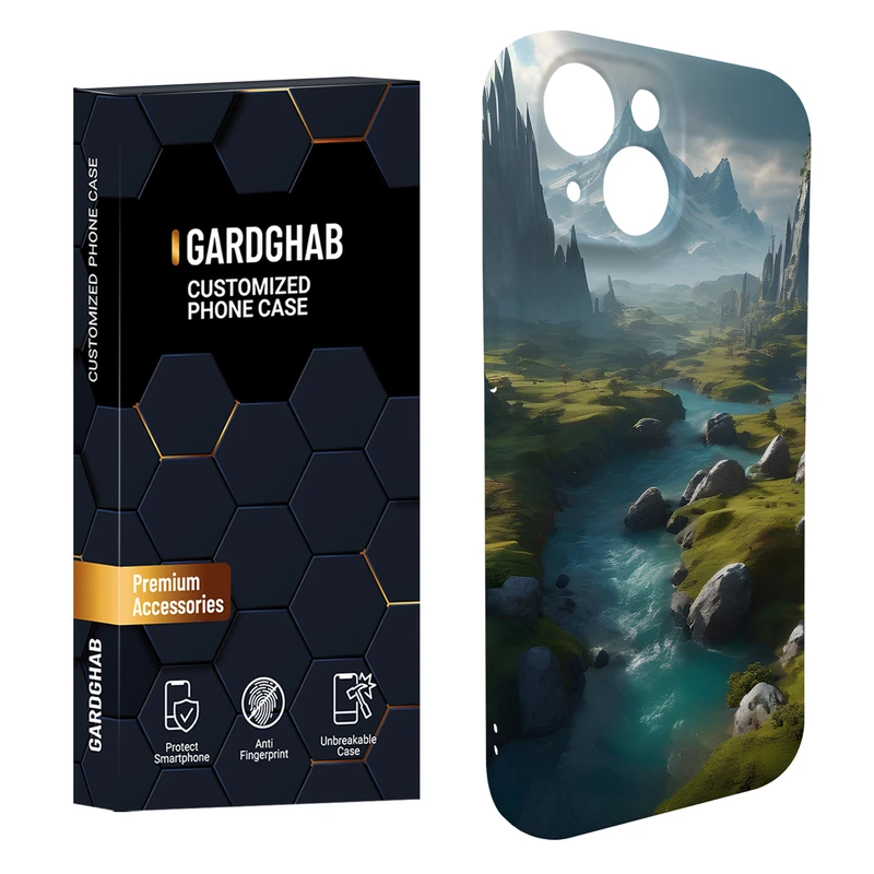 کاور گارد قاب مدل هنری مناسب برای گوشی موبایل اپل iPhone 15