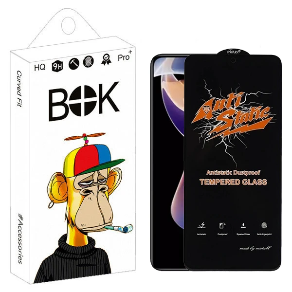 محافظ صفحه نمایش بوک مدل Antistatic Glavers مناسب برای گوشی موبایل سامسونگ galaxy A52 / Note 11 pro plus