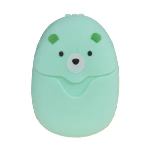 صابون کاغذی مدل Bear وزن 27 گرم بسته 50 عددی