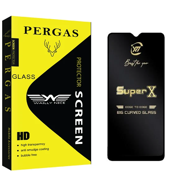 محافظ صفحه نمایش وایلی نایس مدل Pergas SuperX مناسب برای گوشی موبایل شیائومی Poco M3 / M2 Pro / Redmi Note 9 4G / 9 Power