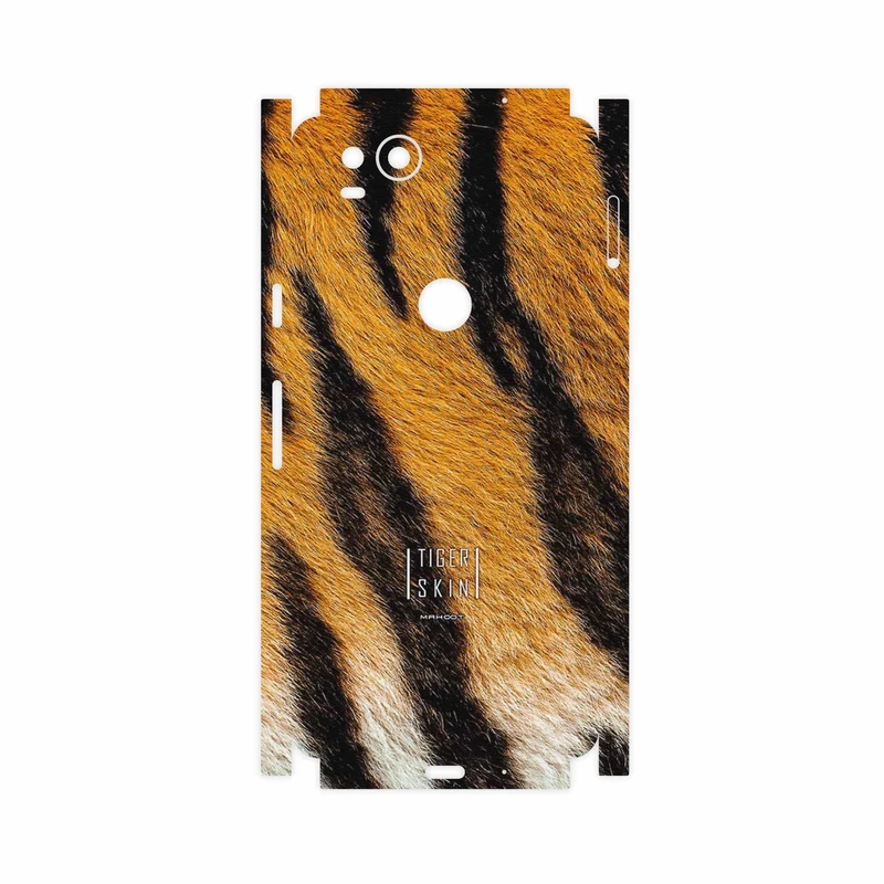 برچسب پوششی ماهوت مدل Tiger Skin-FullSkin مناسب برای گوشی موبایل گوگل Pixel 2