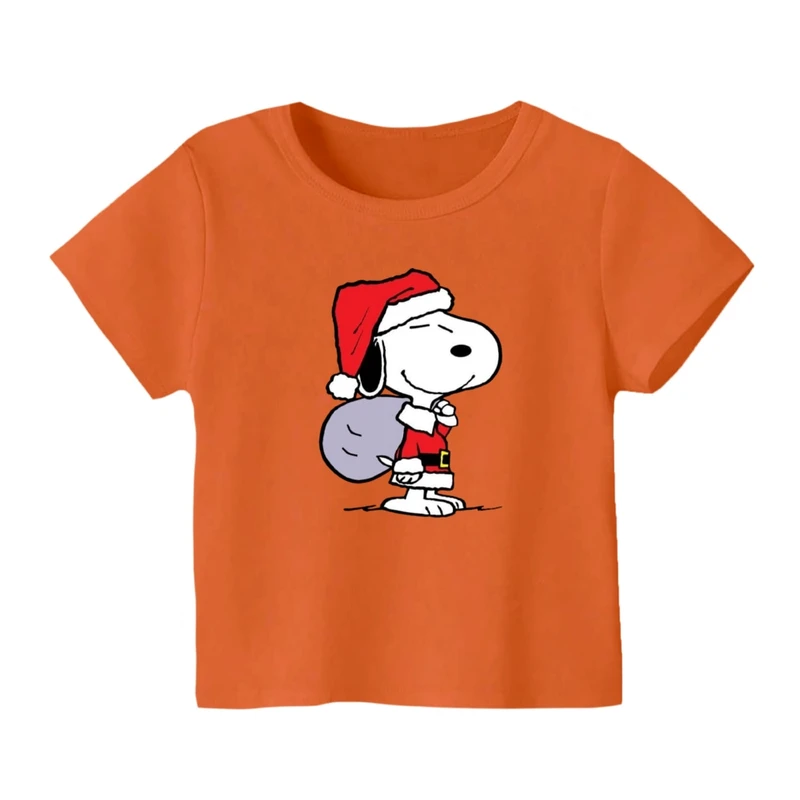 تی شرت آستین کوتاه بچگانه مدل اسنوپی کریسمس کد 1