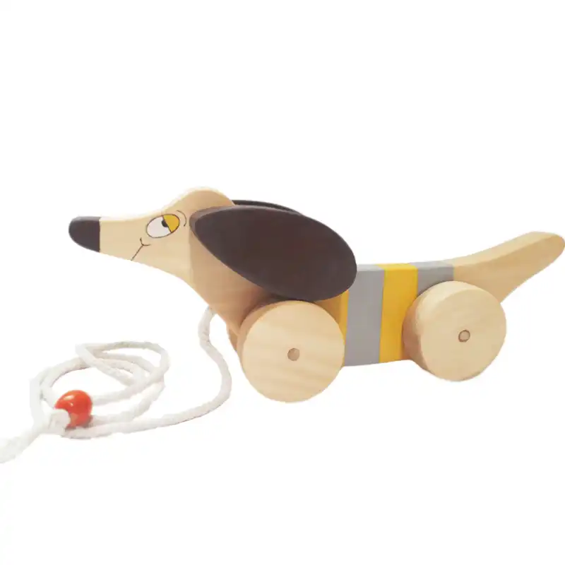 اسباب بازی چوبی مدل سگ