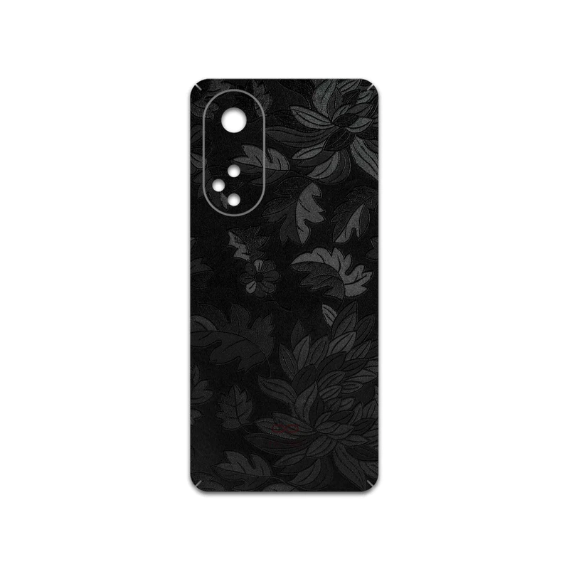 برچسب پوششی ماهوت مدل Black-Wildflower مناسب برای گوشی موبایل اپو A98