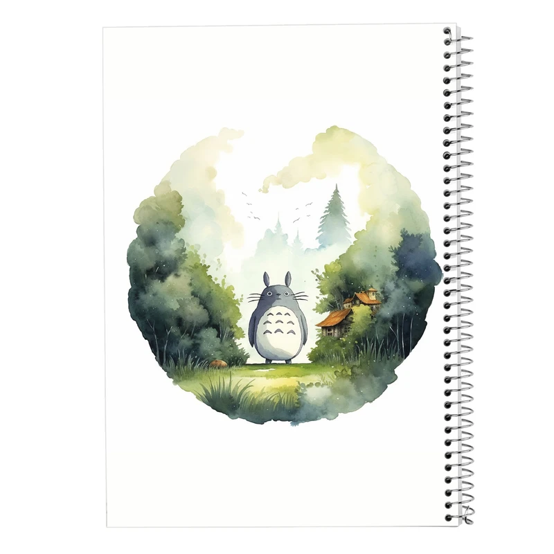 دفتر ژورنال نویسی 50 برگ مدوپد مدل نقطه ای طرح Ghibli کد DF2392