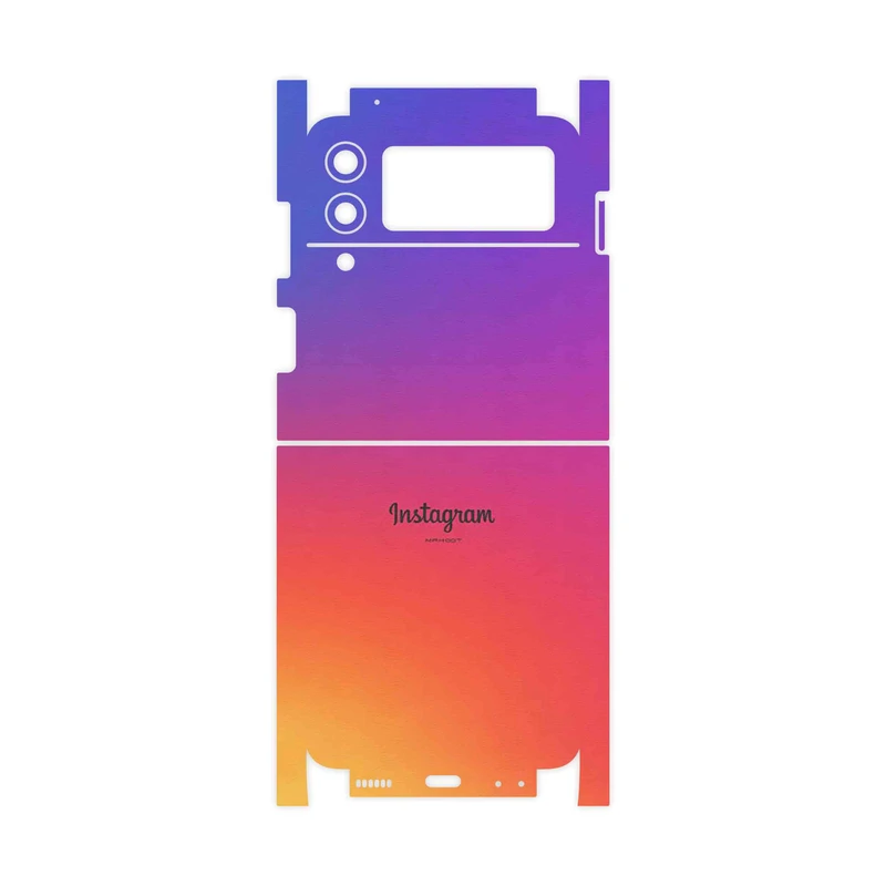 برچسب پوششی ماهوت مدل Instagram-FullSkin مناسب برای گوشی موبایل سامسونگ Galaxy Z Flip3 5G