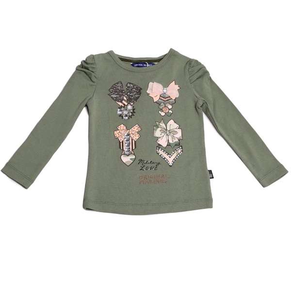 تی شرت آستین بلند دخترانه اوریجینال مارینز مدل ORGM001