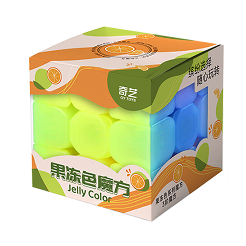 مکعب روبیک کای وای مدل ژله ای شفاف 3 طرح Warrior S