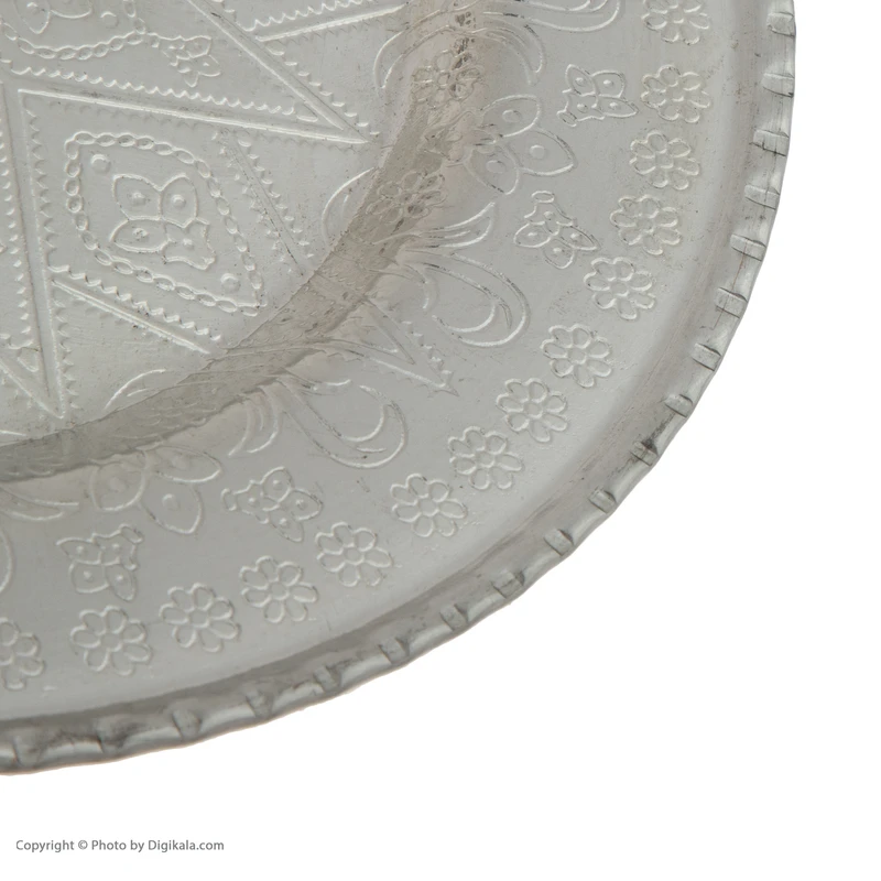 عکس شماره 3 : بشقاب مسی مس زنجان مدل پلو خوری کد 001