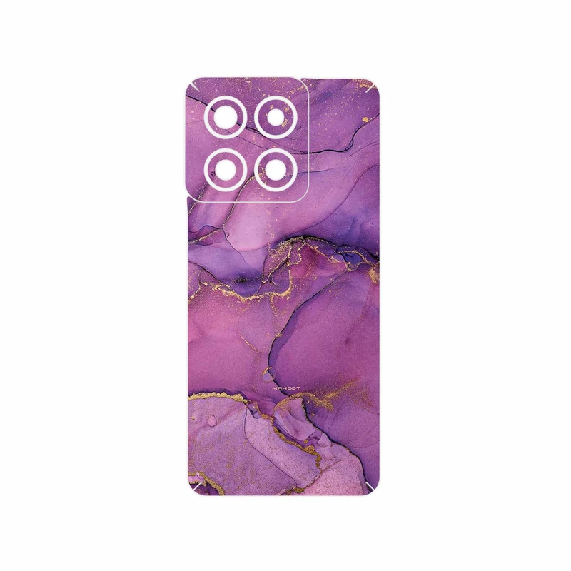 برچسب پوششی ماهوت مدل Purple Marble مناسب برای گوشی موبایل موتورولا Edge 60 Pro