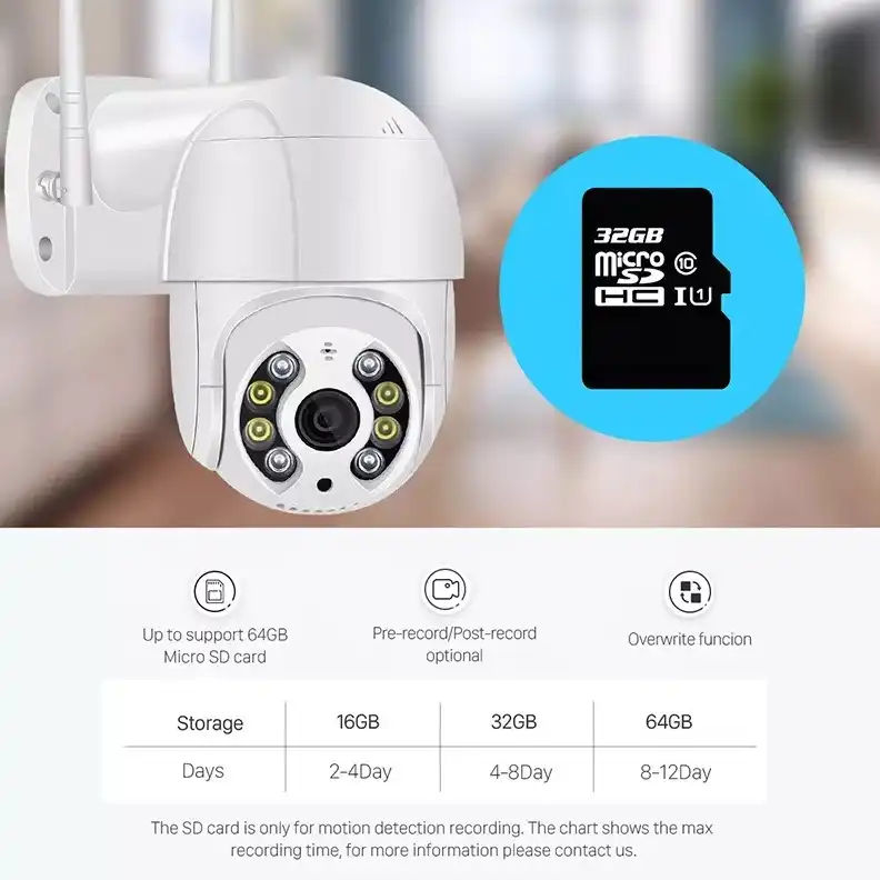 دوربین مداربسته گردان تحت شبکه بیسیم تکنیکس مدل Wifi-MS200