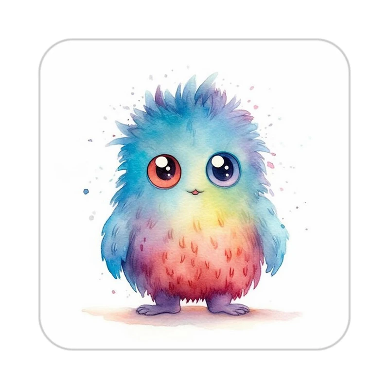 زیر لیوانی کاکتی طرح حیوانات رنگی مدل mp27062