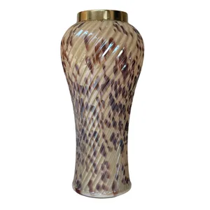 گلدان شیشه ای مدل ماه