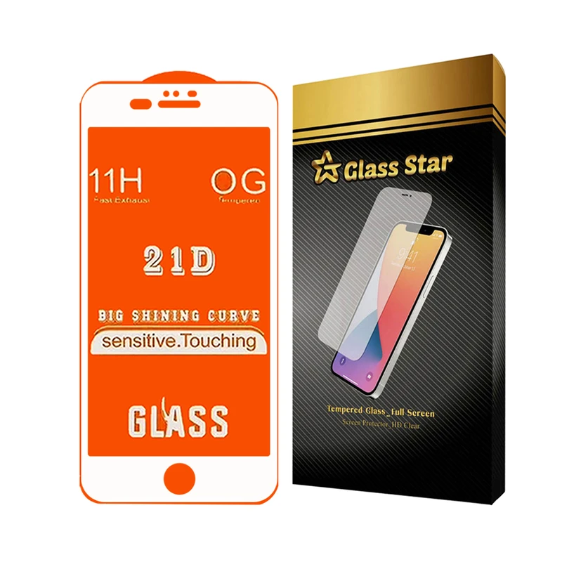 محافظ صفحه نمایش گلس استار مدل FULLGS مناسب برای گوشی موبایل اپل iPhone 6s Plus / iPhone 6 Plus