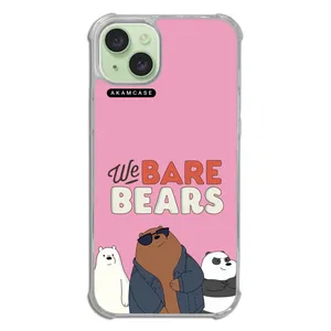 AKAM AMCWTA15PLUS-BARE BEAR3 Cover For Apple iPhone 15 Plus