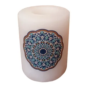 جاشمعی سنگ نمک طرح اسلیمی کد O01