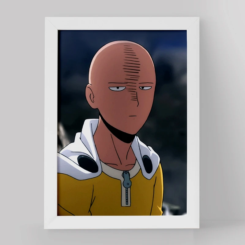 تابلو خندالو مدل سایتاما انیمه مرد تک مشتی کد 11374