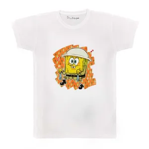 تی شرت بچگانه پرمانه طرح باب اسفنجی کد pmt.3398