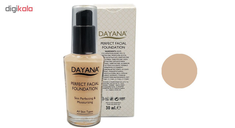 کرم پودر دایانا مدل Perfect Facial Foundation شماره 06 حجم 30 میلی لیتر