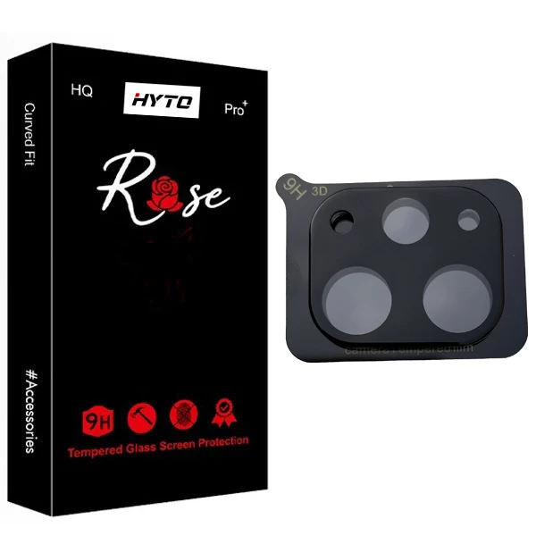 محافظ لنز دوربین هیتو مدل Rose 3D Carbon مناسب برای گوشی موبایل شیائومی Redmi 12