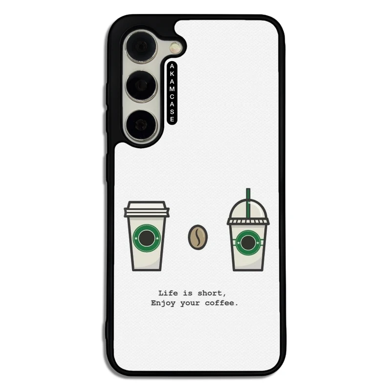 کاور آکام مدل AMCWSGS23-STARBUCKS15 مناسب برای گوشی موبایل سامسونگ Galaxy S23