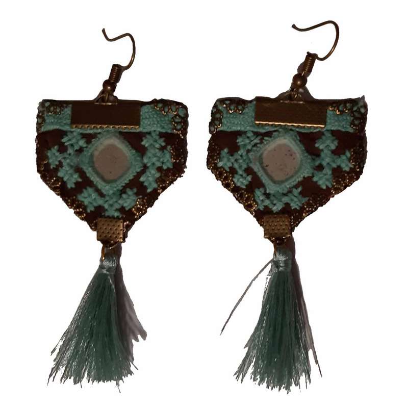 گوشواره سوزن دوزی کد B61