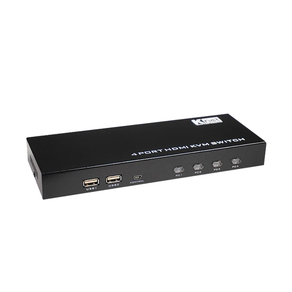 کی وی ام سوئیچ ۴ پورت HDMI کی نت مدل K-SWKH404 کی وی ام سوئیچ ۴ پورت HDMI کی نت مدل K-SWKH404