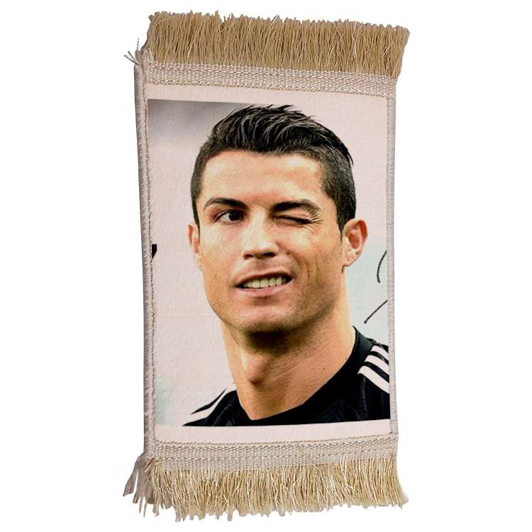 فرش ماشینی دیوارکوب مدل رونالدو کد 586