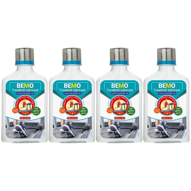  روغن تردمیل بمو مدل 1200 حجم 250 میلی لیتر بسته 4 عددی