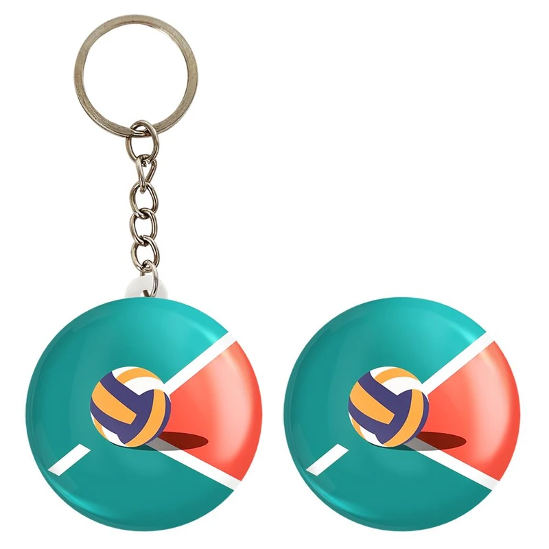 پیکسل خندالو مدل والیبال Volleyball کد 26432 به همراه جاکلیدی