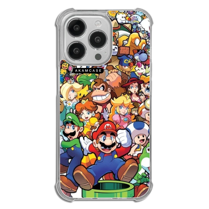 کاور آکام مدل AMCWTA13PRO-SUPER MARIO5 مناسب برای گوشی موبایل اپل iPhone 13 Pro