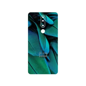 MAHOOT Green Feather Cover Sticker for Nokia 3.1 Plus