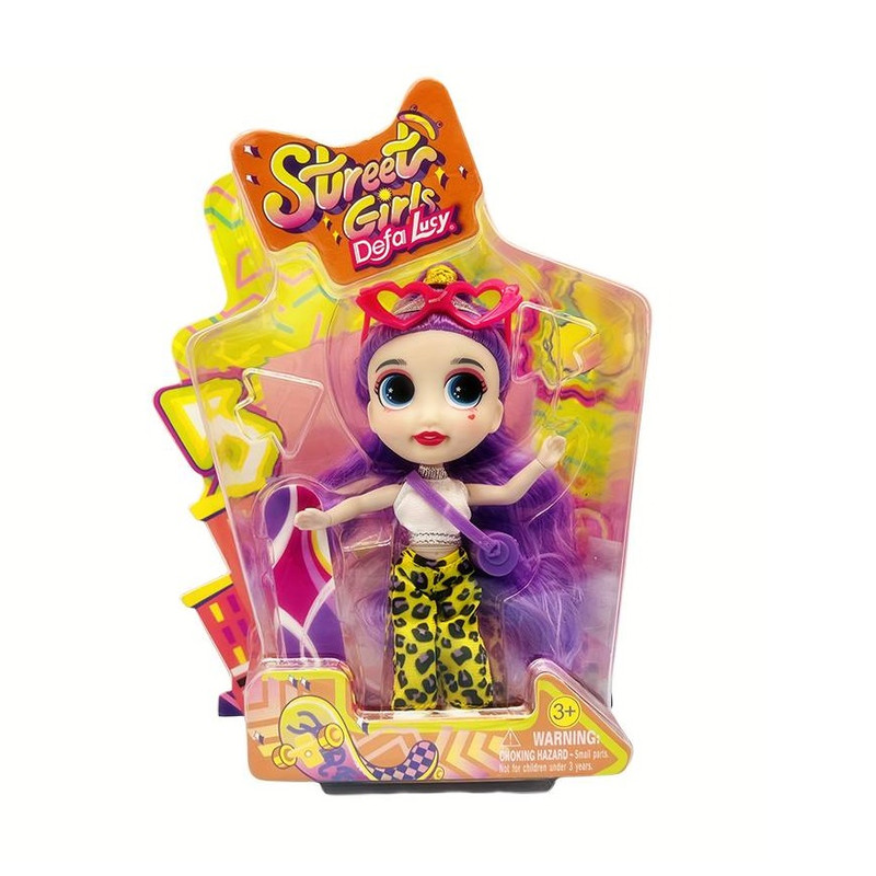 عروسک دفا لوسی مدل دختر اسکیت برد سوار طرح Daisy ارتفاع 15 سانتی‌متر