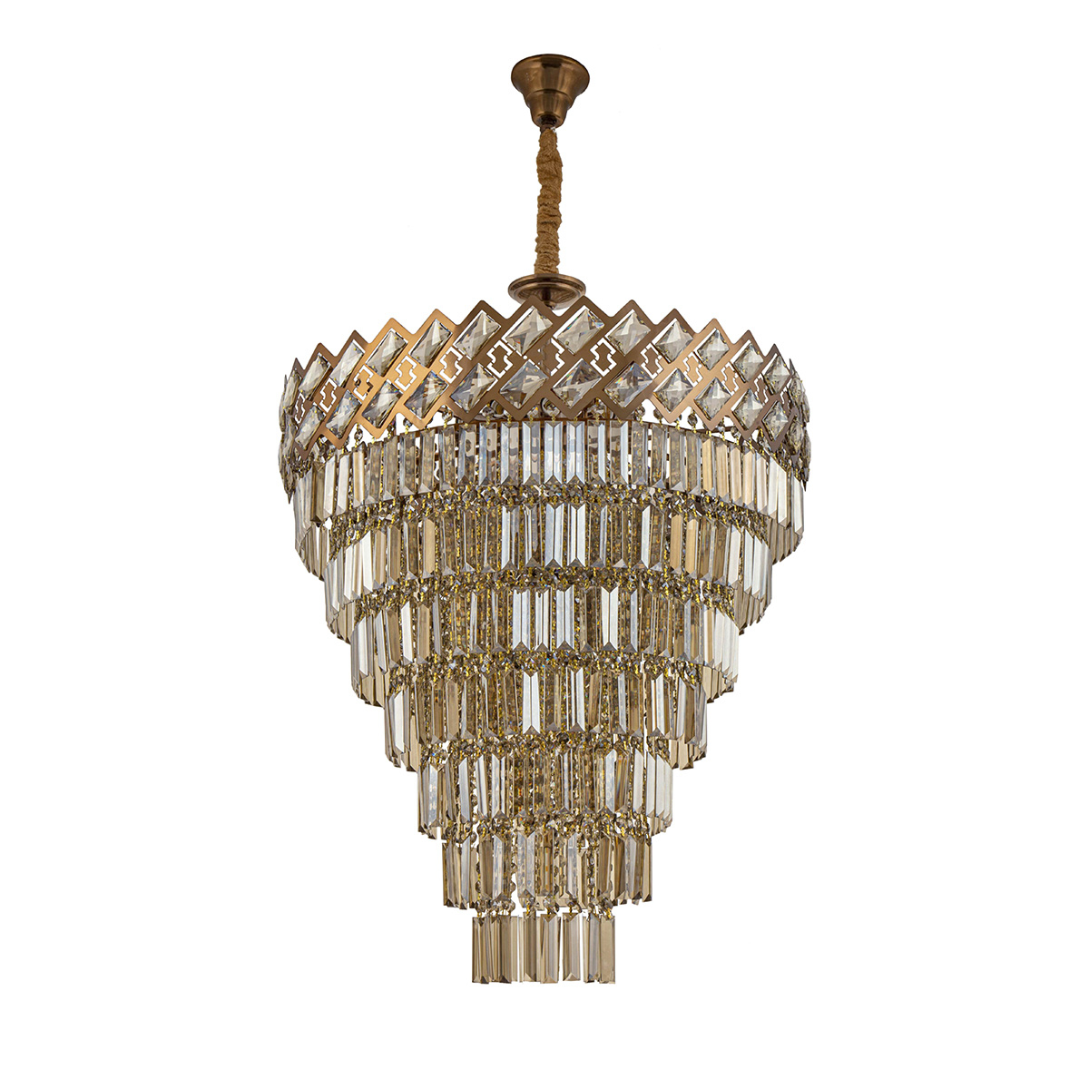 لوستر 16 شعله چشمه نور کد N2660/65A