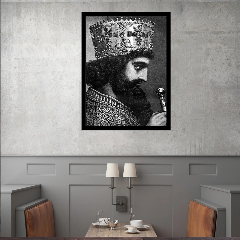 تابلو بکلیت طرح کوروش کبیر مدل قاب شاسی B-S9754