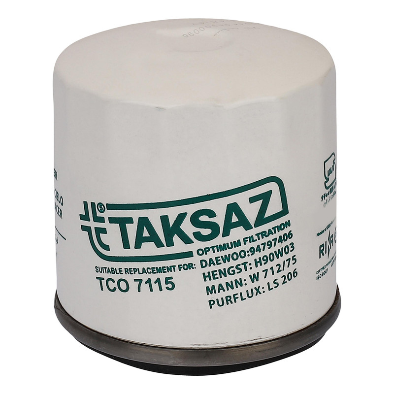 فیلتر روغن تکساز مدل TCO 7115 DAEWOO مناسب برای دوو ریسر و دوو سیلو و دوو اسپرو