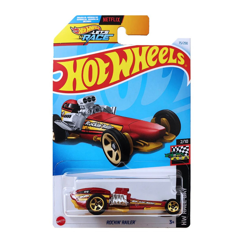 ماکت ماشین هات ویلز مدل HW RACE DAY - Rockin' Railer